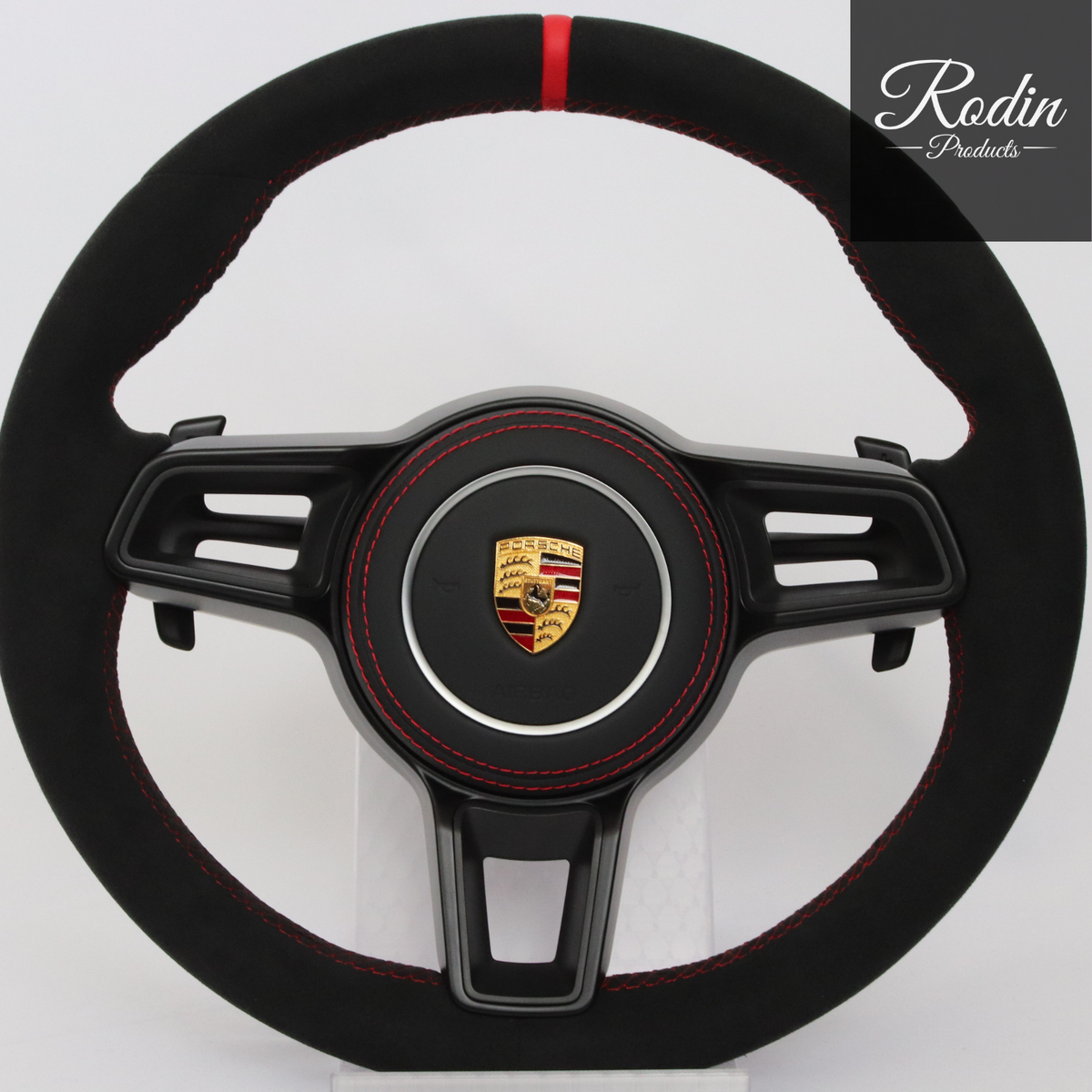 Alcantara Sportlenkrad no Buttons für Porsche