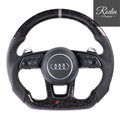 Audi RS Performance Forged Carbon Lenkrad – C8 Plattform – Frontansicht von Rodin Products