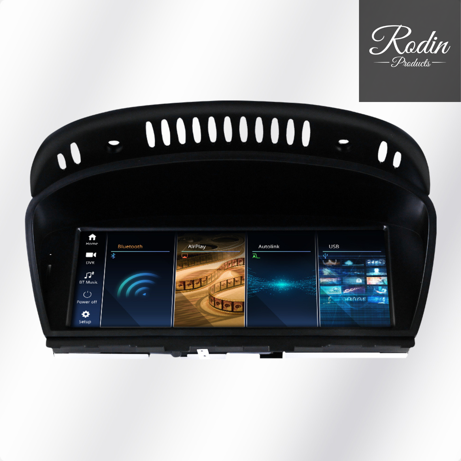 Linux CarPlay Display für BMW E60 & E61 – 10,25″ Wireless Apple CarPlay & Android Auto – Tasten und Bedienelemente von Rodin Products