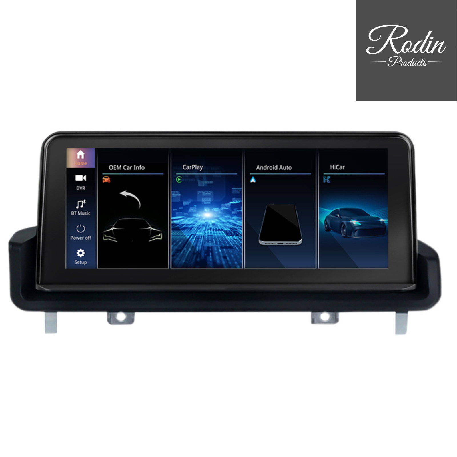 Linux CarPlay Display für BMW E90, E91 & E92 – Wireless Apple CarPlay & Android Auto (10,25") – Detailansicht von Rodin Products