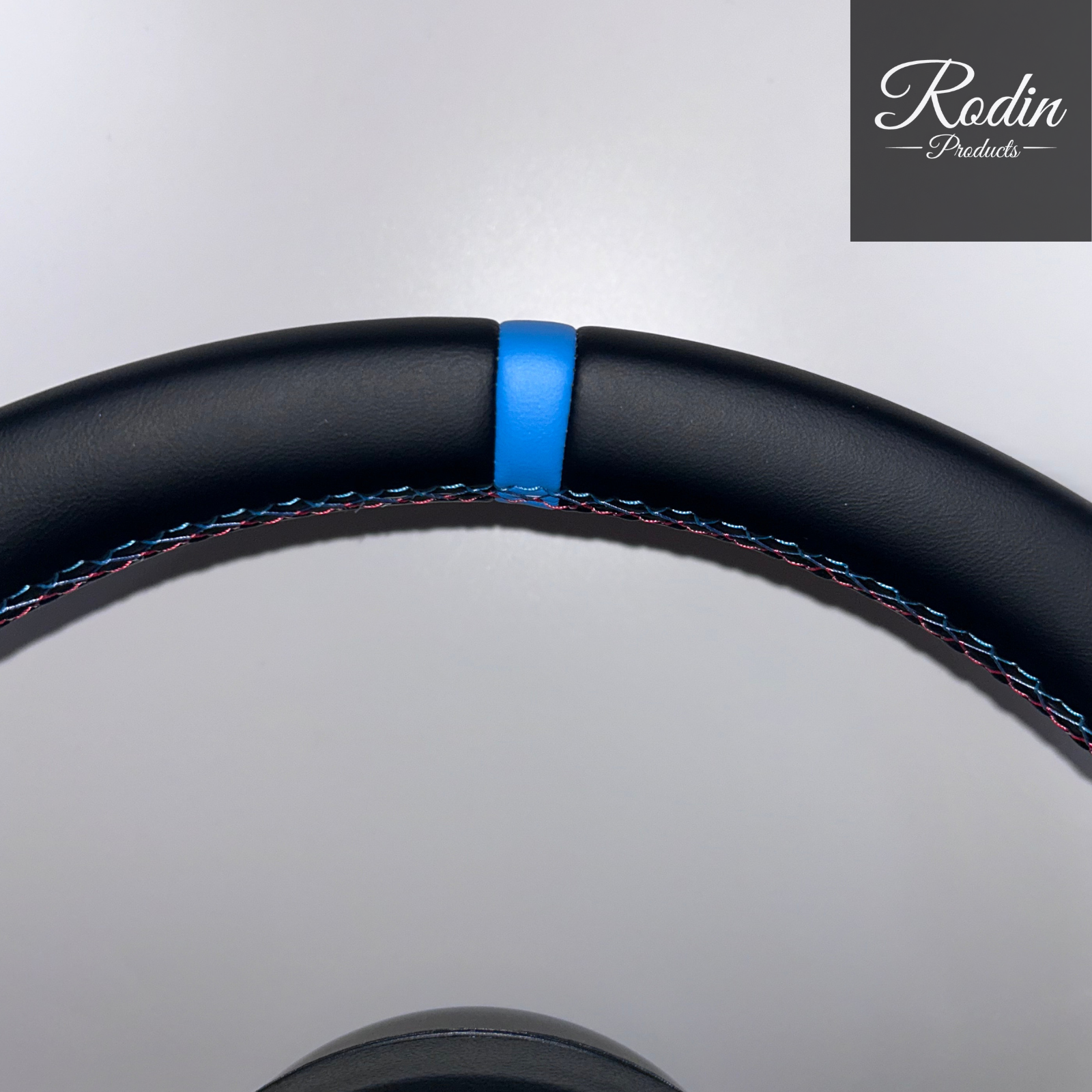 BMW M Performance Sportlenkrad Carbon / Alcantara | Blaue 12-Uhr-Markierung für E-/F-Serie – Tasten und Bedienelemente von Rodin Products