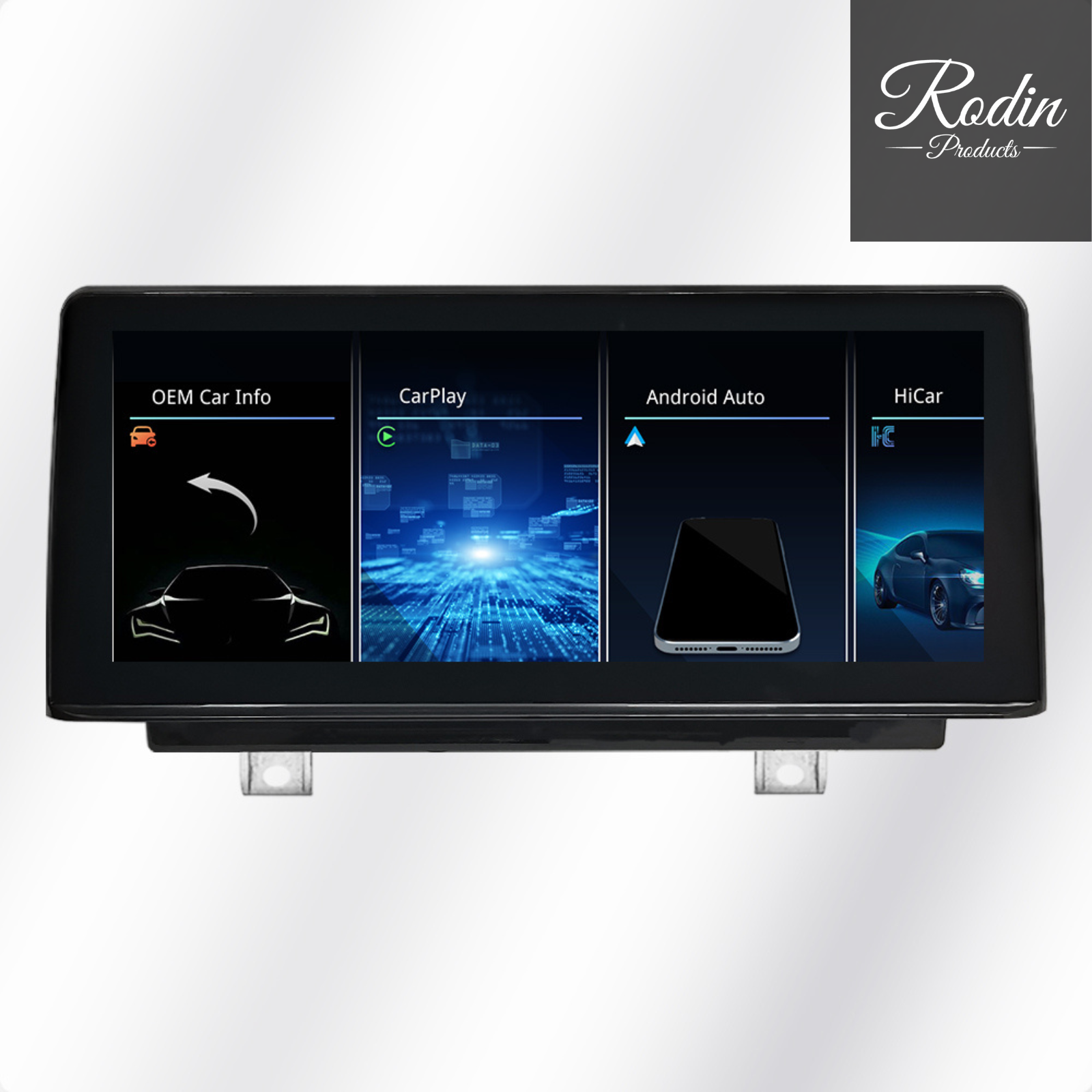 Linux CarPlay Display für BMW F20 & F30 – 10,25″ Wireless Apple CarPlay & Android Auto – Tasten und Bedienelemente von Rodin Products