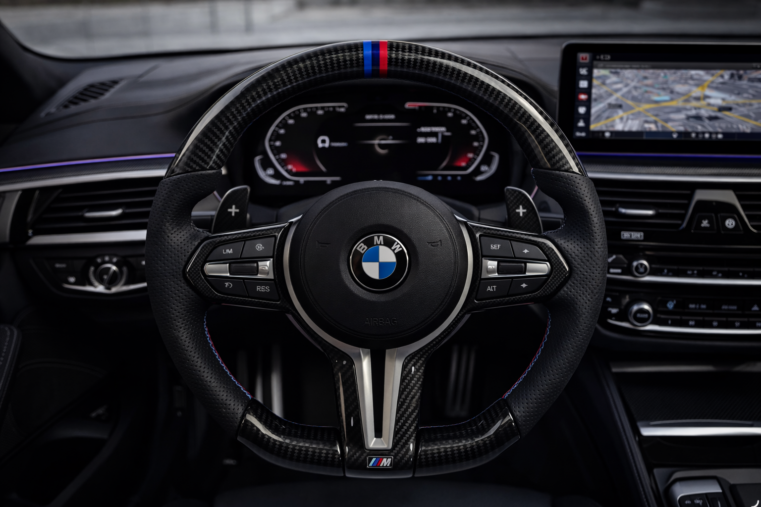 BMW M Performance Carbon Sportlenkrad – Premium Leder Veredelung (F-Serie)