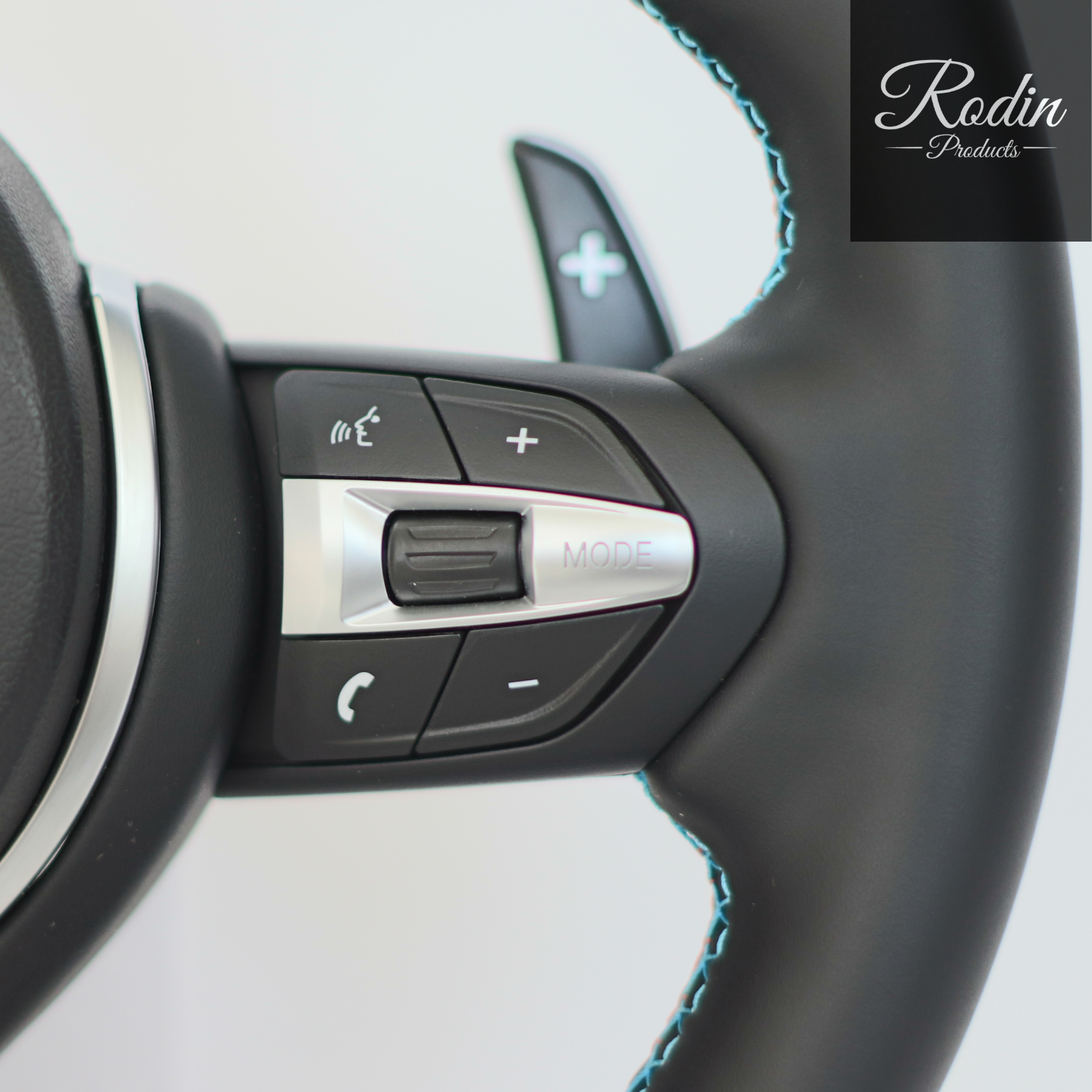 BMW M Performance Lenkrad Leder für E-/F-Modell (Standard) – Seitenansicht von Rodin Products