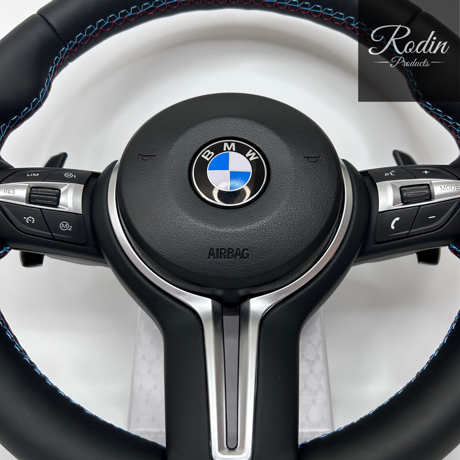 BMW M Performance Lenkrad Leder für E-/F-Modell (Standard) – Tasten und Bedienelemente von Rodin Products