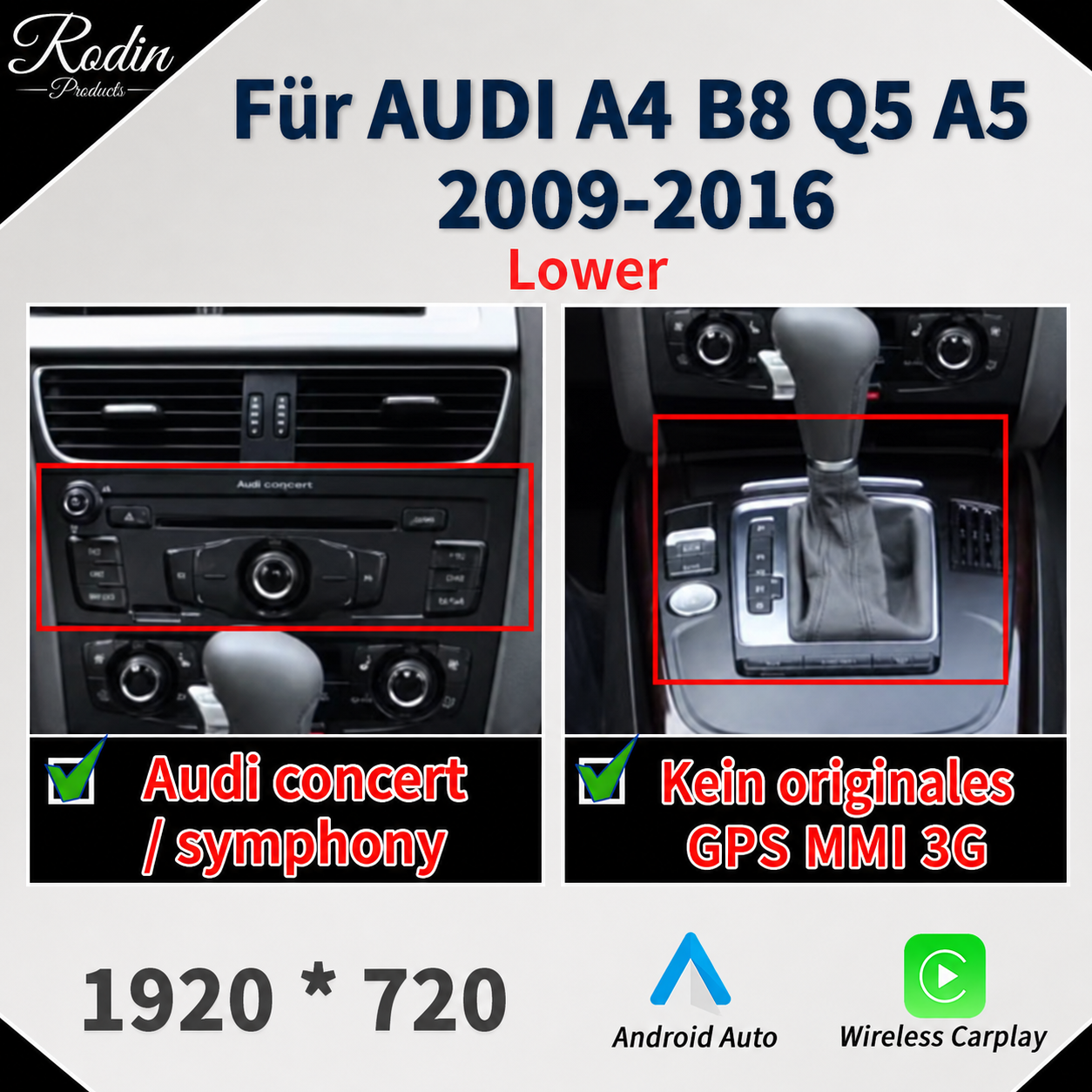 Lenkrad passend für Audi B8 – veredelte Ausführung – Ansicht 6