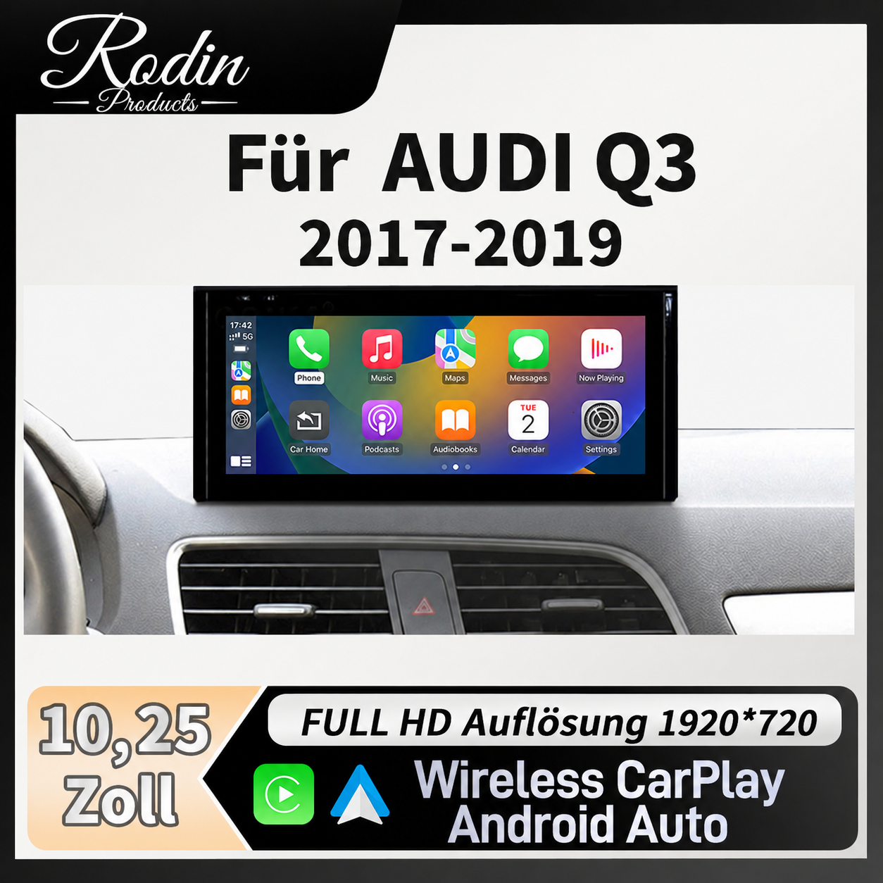 Linux CarPlay Display für Audi Q3 (2013–2019) - Bild 4