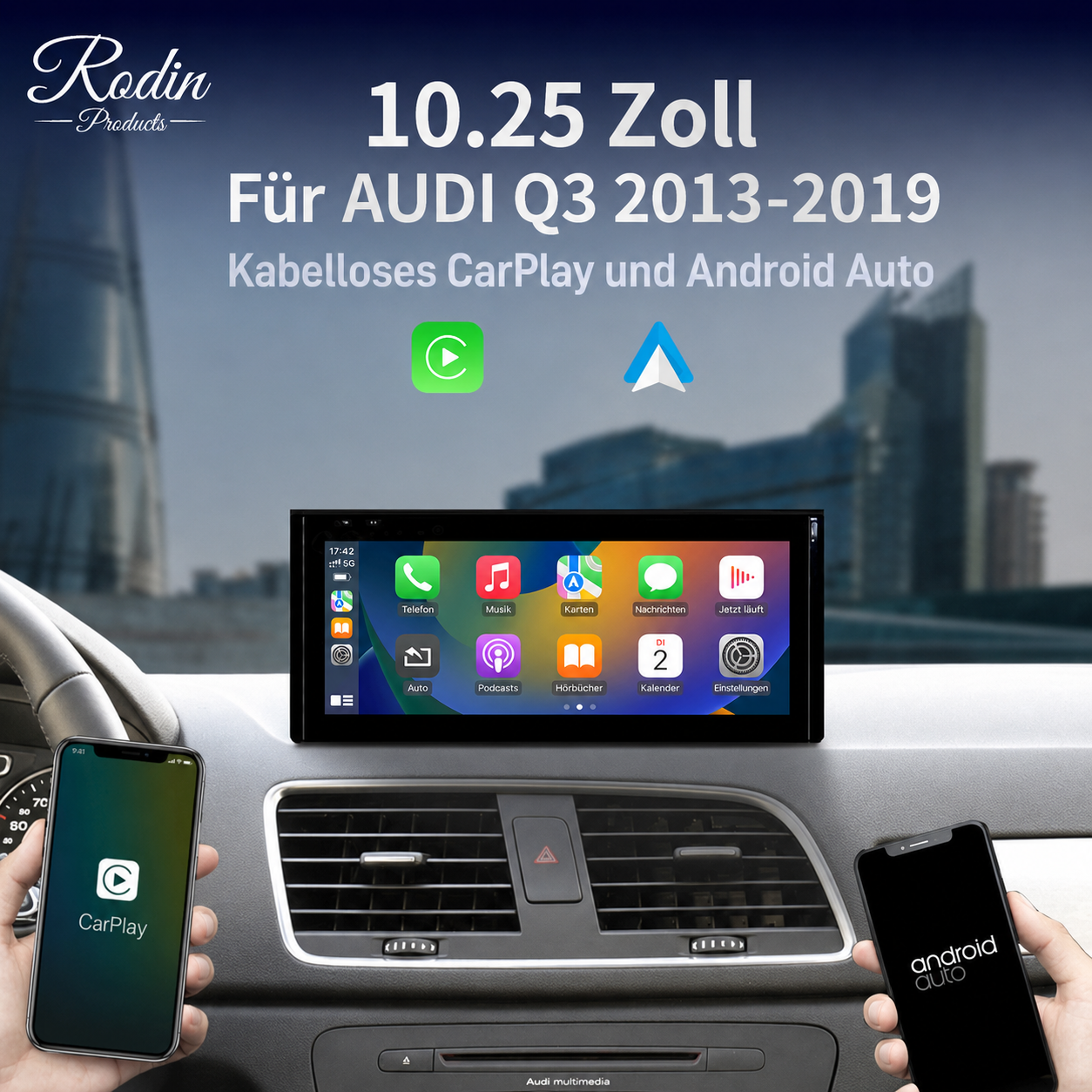 Lenkrad passend für Audi ausgewählte Modelle – veredelte Ausführung – Ansicht 7