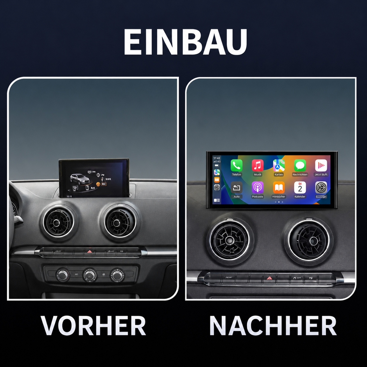 Linux CarPlay Display für Audi A3 (2013–2018) - Bild 6