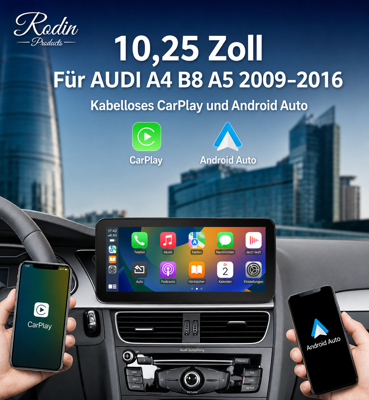 Linux CarPlay Display für Audi A4 B8 & A5 (2009–2016) - Bild 5