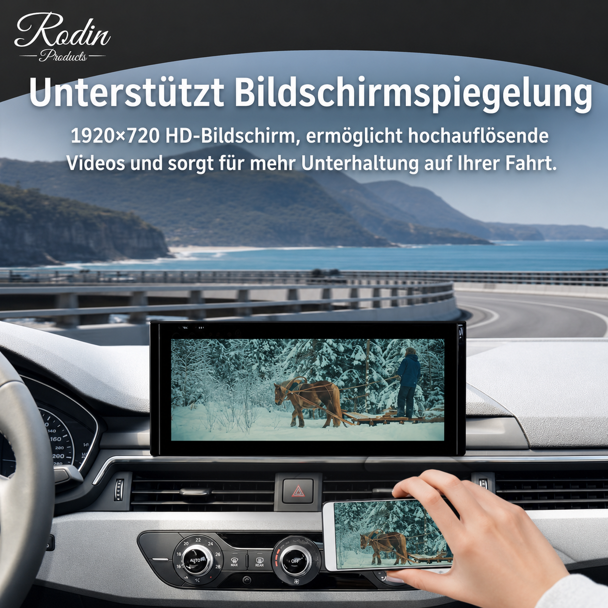 Lenkrad passend für Audi B9 – veredelte Ausführung – Ansicht 8