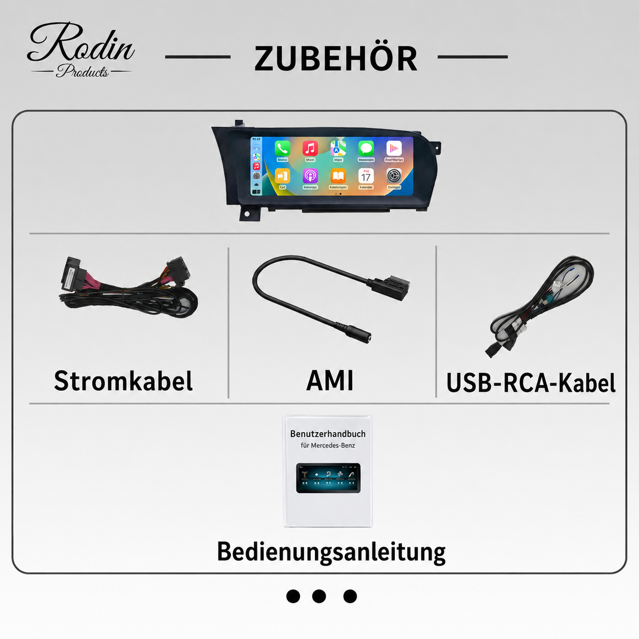 Mercedes S-Klasse W221 10,25″ Linux CarPlay Display - Bild 5