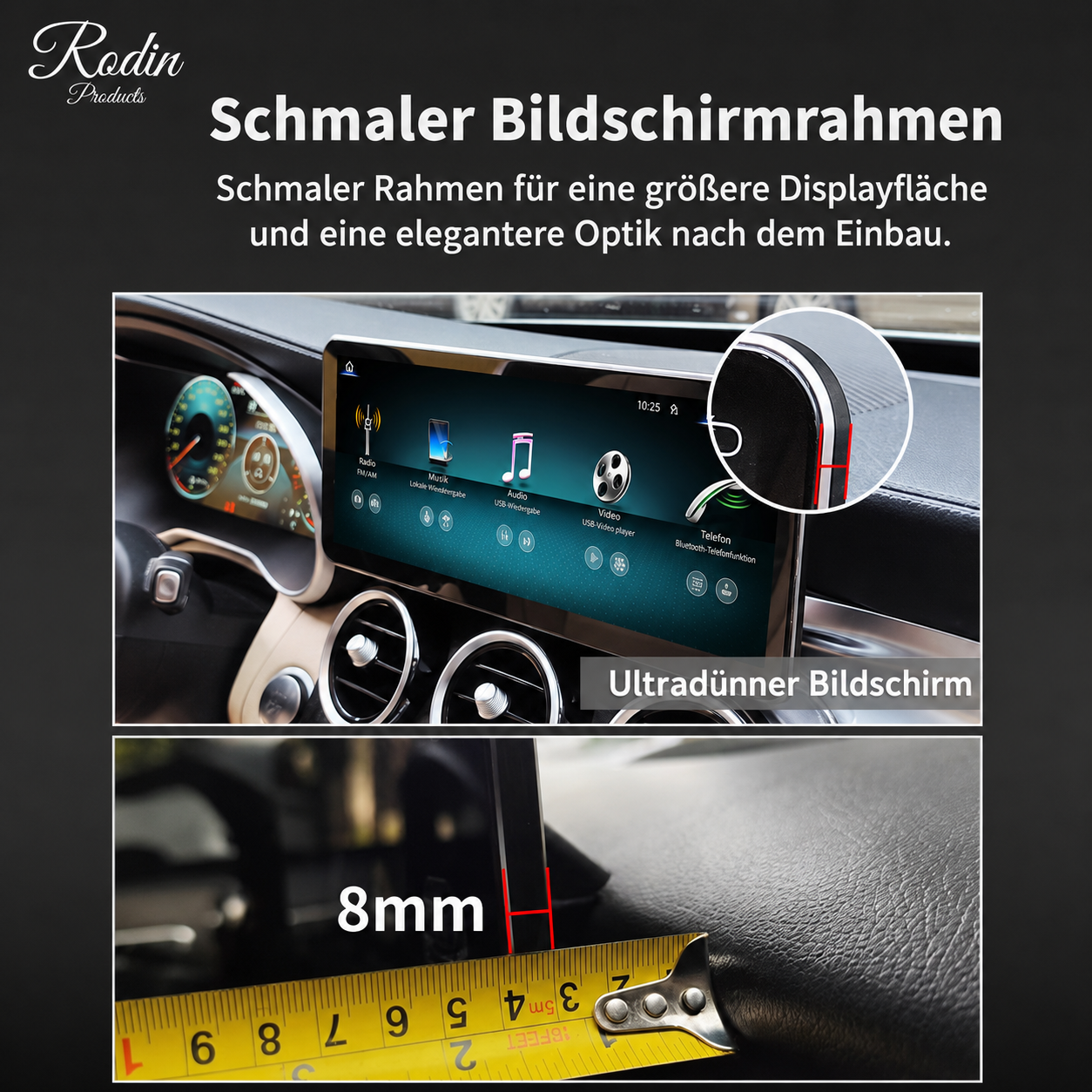 Lenkrad passend für Mercedes-Benz W176 – veredelte Ausführung – Ansicht 9