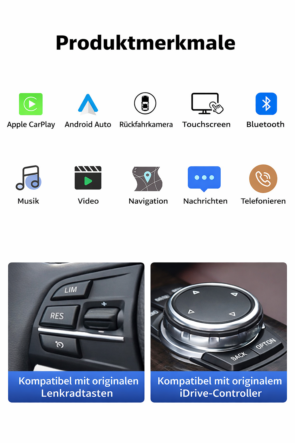 Linux CarPlay Display für BMW E87 & E82 (1er) - Bild 3