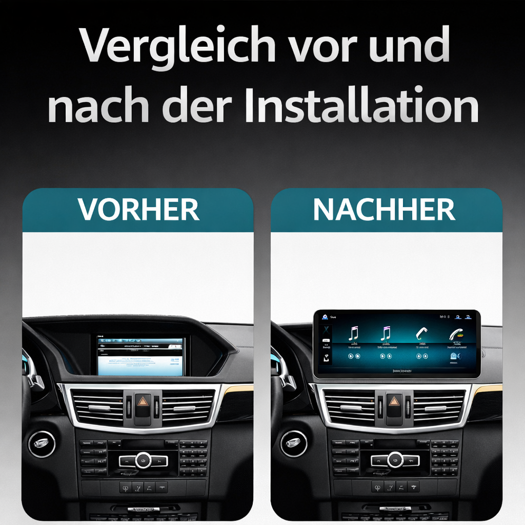 Mercedes E-Klasse W212/S212/C207/A207 12,8″ Linux CarPlay Display - Bild 2