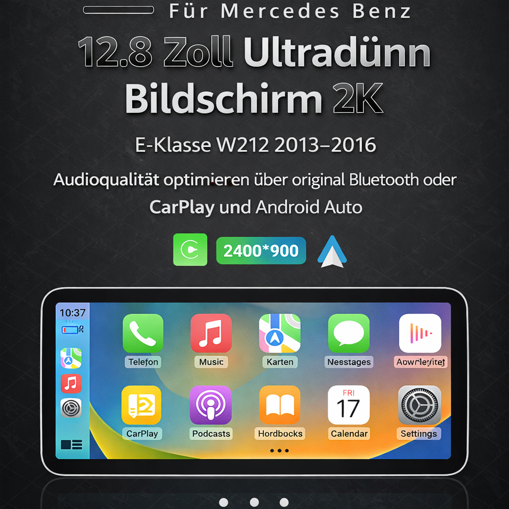 Mercedes E-Klasse W212/S212/C207/A207 12,8″ Linux CarPlay Display - Bild 3