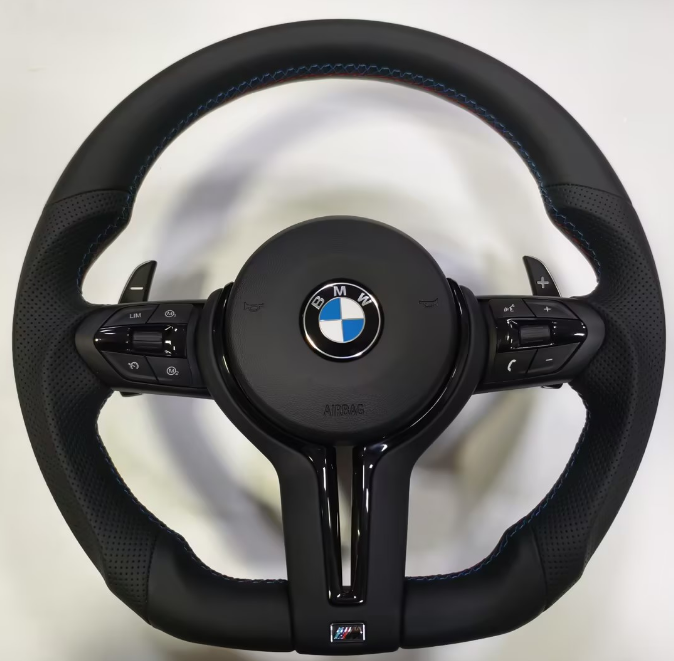 BMW M Performance Lenkrad Leder Veredelung - ALL BLACK | Rodin Products