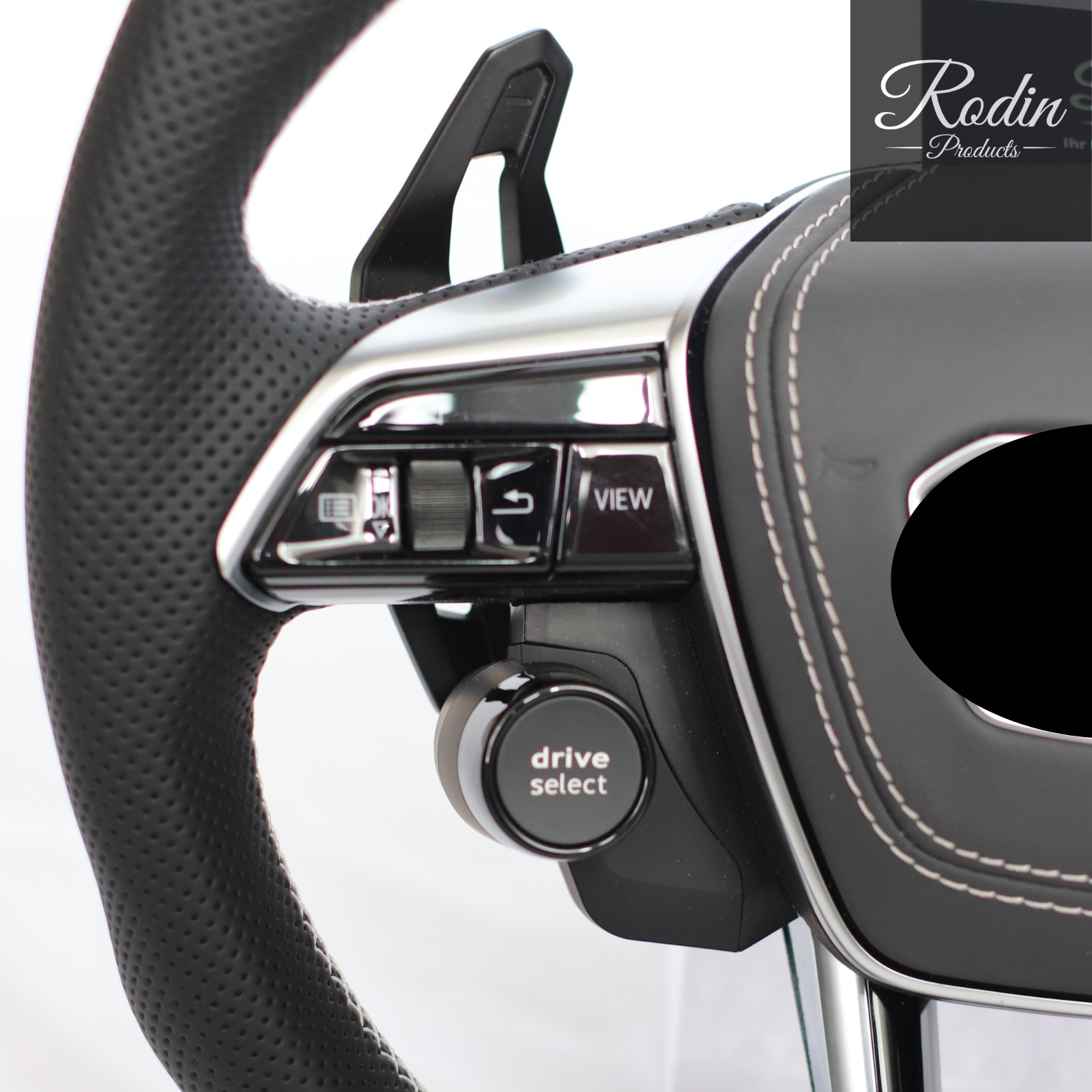 Lenkrad passend für Audi C8 – Carbon & Leder – Ansicht 6