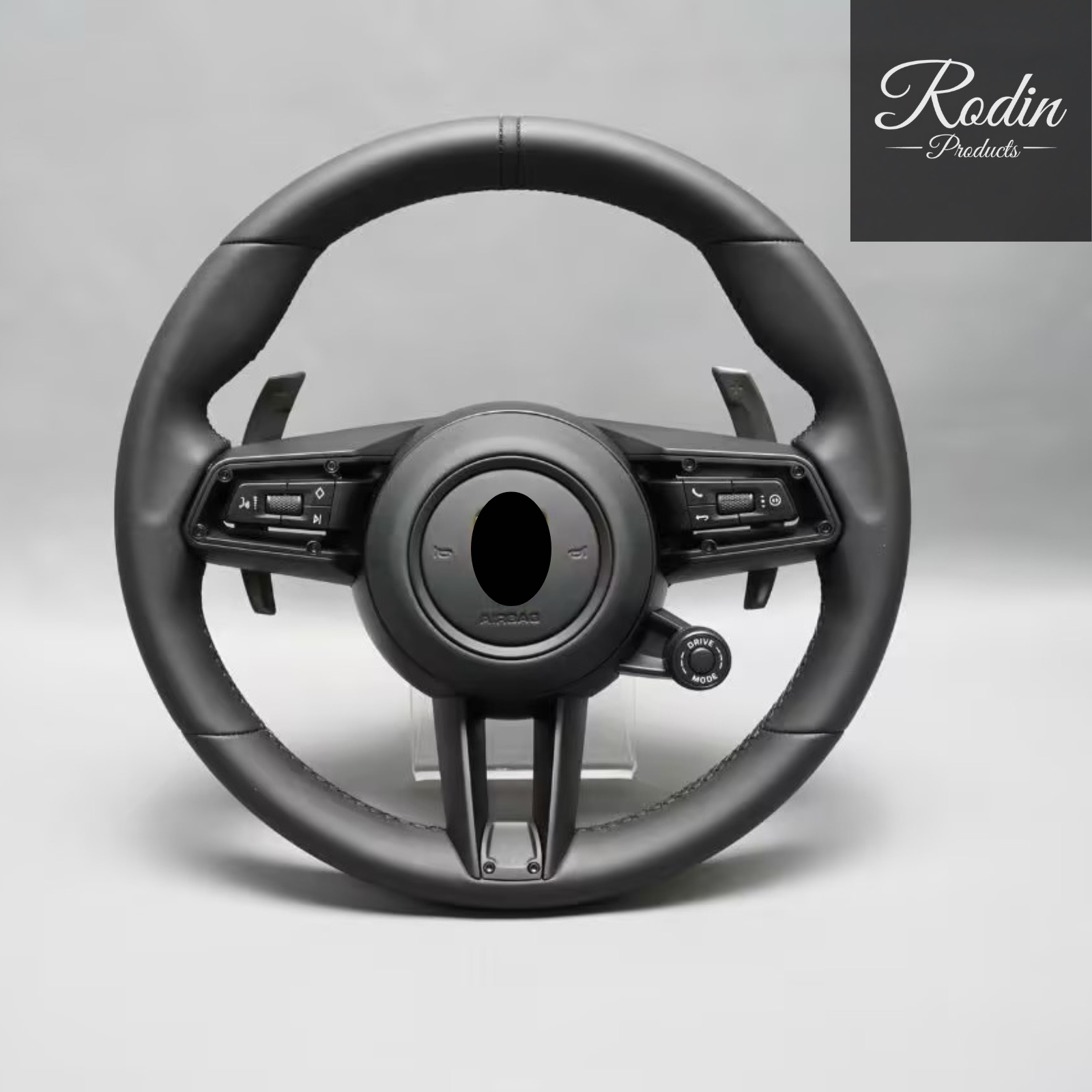Lenkrad passend für Porsche ausgewählte Modelle – Leder & 12-Uhr-Markierung – Ansicht 1