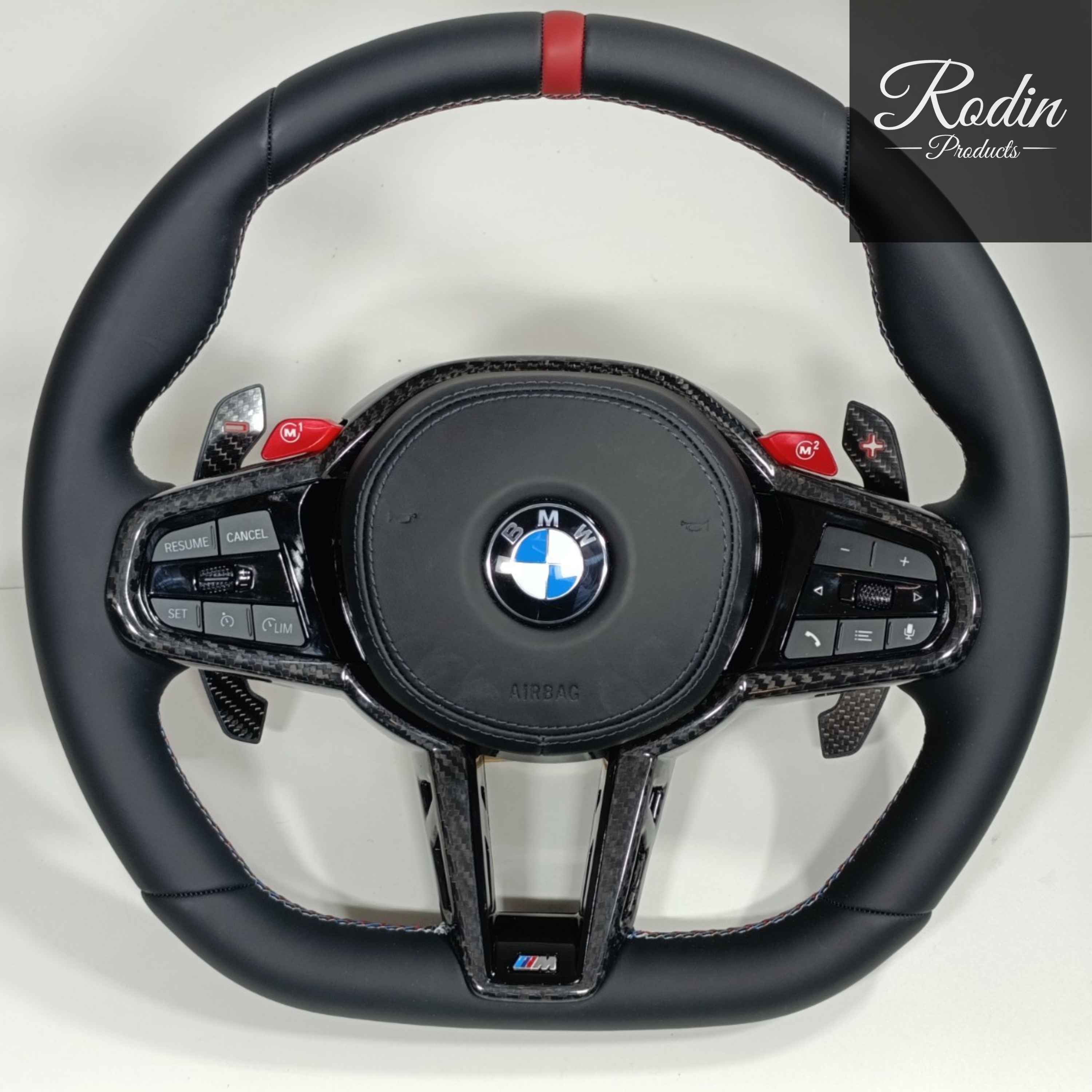 BMW M Performance Sportlenkrad Carbon All Black – G20 G21 G30 G31 | 12-Uhr