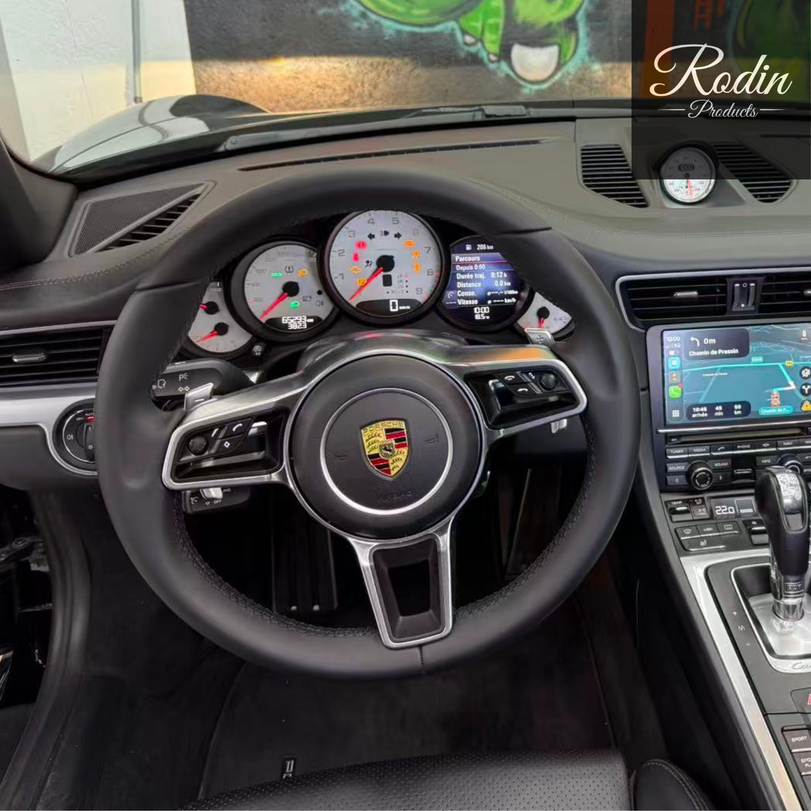 Porsche 911 (992) Rivet No-Button Lederlenkrad – Schwarz | Puristisch