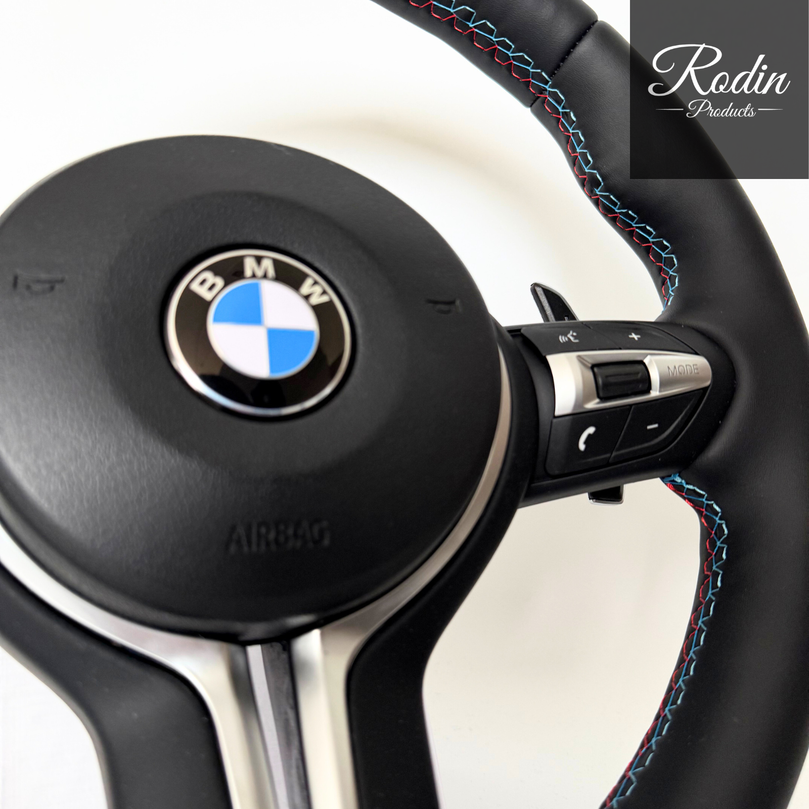 BMW M Performance Lenkrad Leder (Standart) – Rodin Products Veredelung | Multifunktion | M Naht