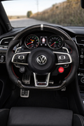 Lenkrad für VW Carbon Performance - Start-Stop Button | 12-Uhr-Markierung | Multifunktion | Flat-Bottom