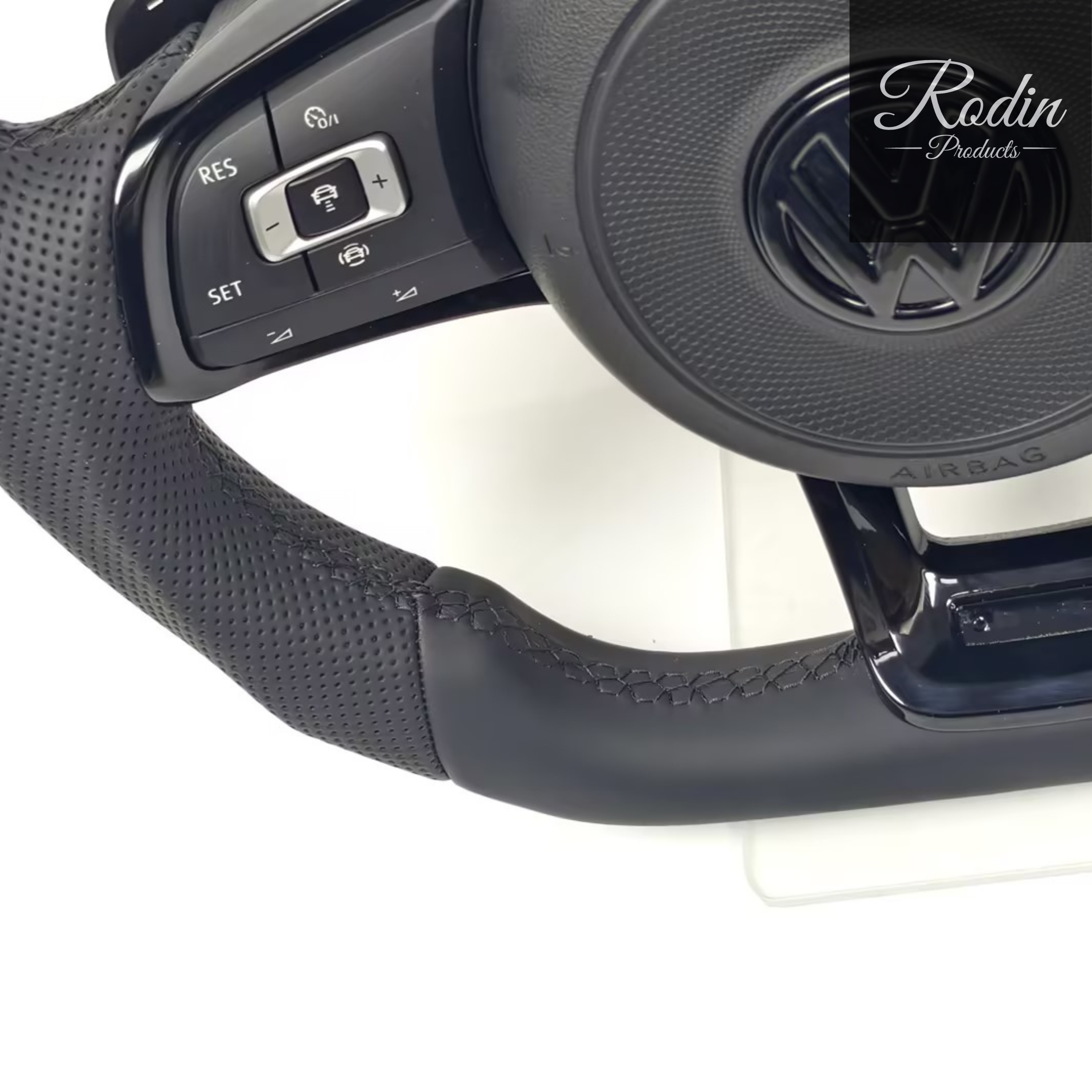 VW GTI Performance Sportlenkrad Leder – Tasten und Bedienelemente von Rodin Products