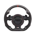 Audi S / RS Performance Carbon Lenkrad – Alcantara | Flat-Bottom | B8 C7 – Frontansicht von Rodin Products