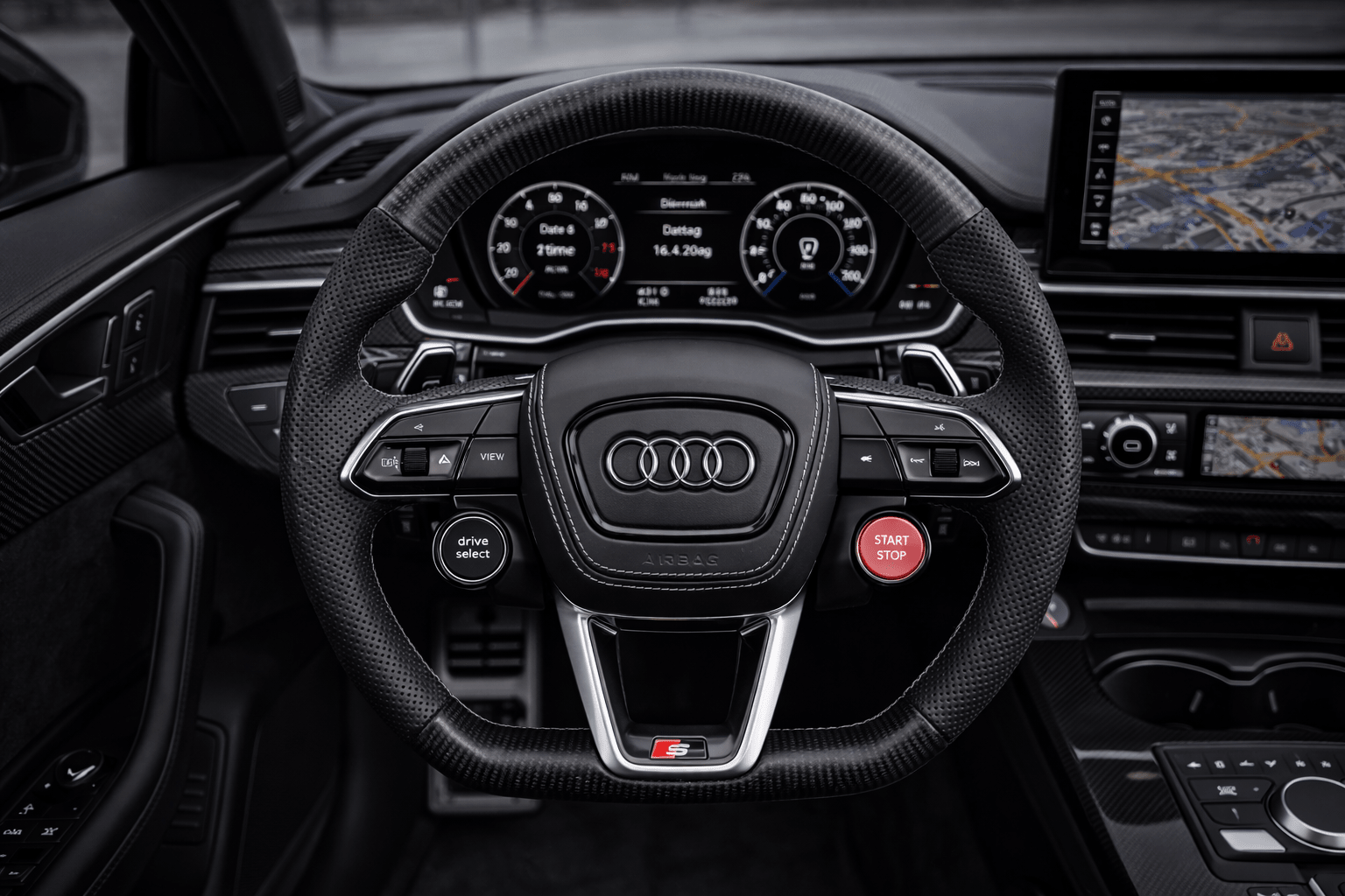 Audi S / RS Performance Sportlenkrad - Carbon & Leder - Drive Select & Start/Stop - Rodin Products