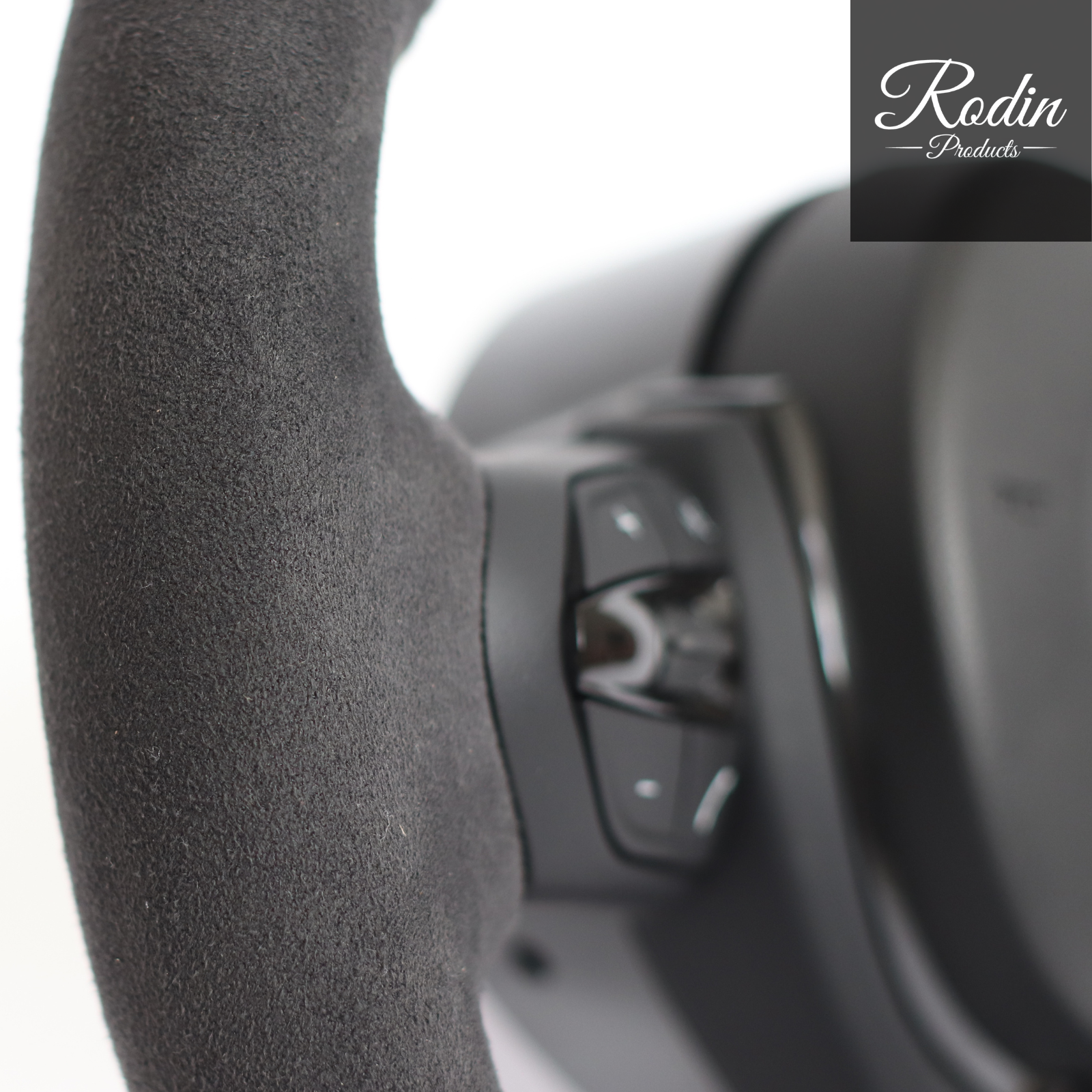 BMW M Performance Sportlenkrad Full Alcantara All Black | Für BMW E- & F-Modelle – Tasten und Bedienelemente von Rodin Products