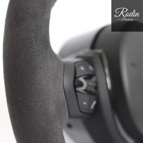 Sportlenkrad passend für BMW E-/F-Serie – All Black – Detailansicht von Rodin Products