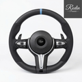 Sportlenkrad passend für BMW E-/F-Serie – Alcantara & Leder – Frontansicht von Rodin Products