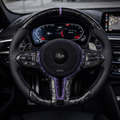 Sportlenkrad passend für BMW E-/F-Serie – Forged Carbon – Frontansicht von Rodin Products