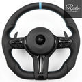 Sportlenkrad passend für BMW E-/F-Serie – Leder – Frontansicht von Rodin Products