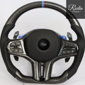 Sportlenkrad passend für BMW G-Serie – Carbon – Frontansicht von Rodin Products