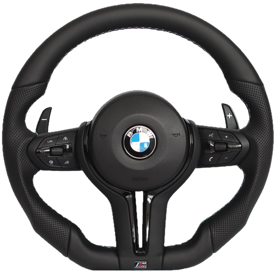 BMW M Performance Lenkrad Leder Veredelung - ALL BLACK für E-/F-Serie